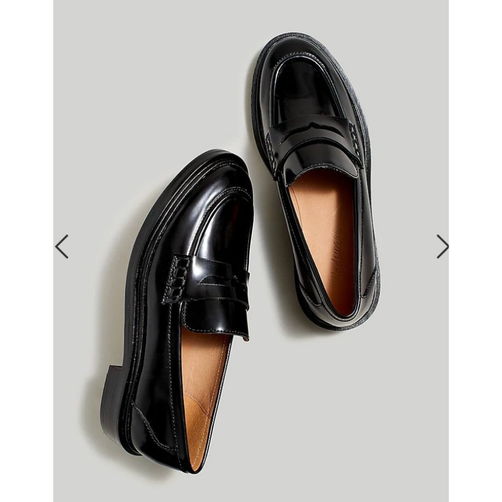 Madewell $158 Vernon Loafer in True Black Size 7.5 NM083